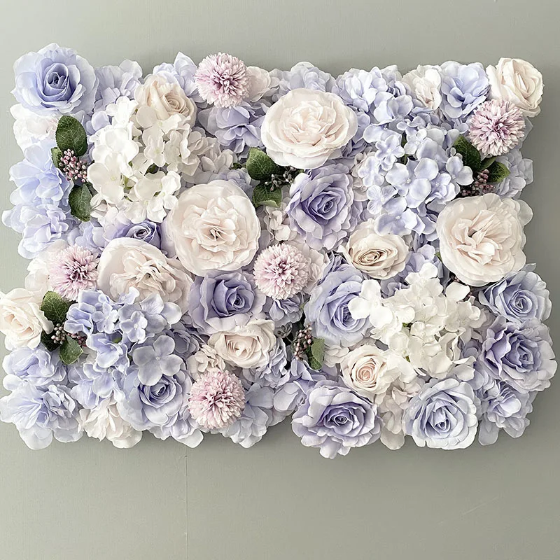 New Wedding Flower Row Wedding Stage Background Wall Decoration Hanging Flowers Outdoor Forest Wedding Layout Long Row