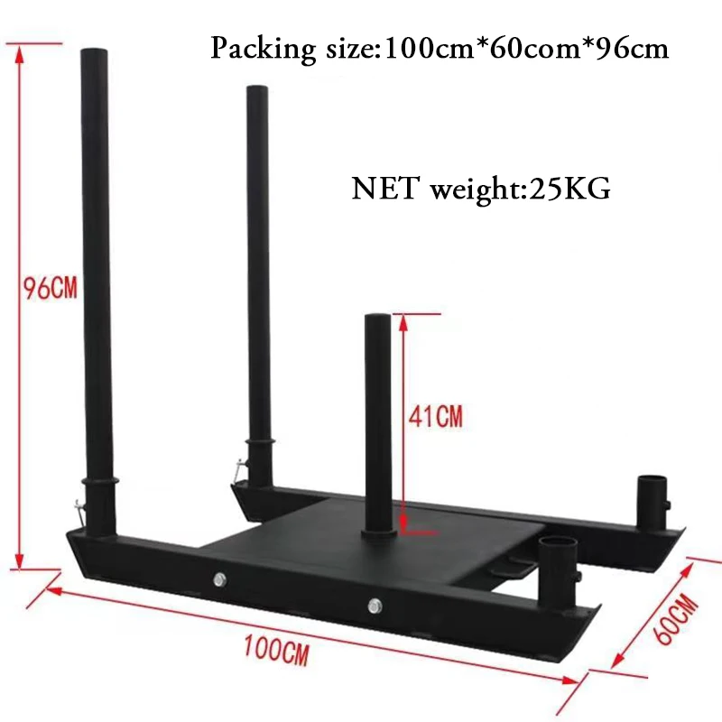 Gym Equipment Fitness Power Sled Pull And Push Speed Weight Plate Sled Trainer best sports machine commercial gym