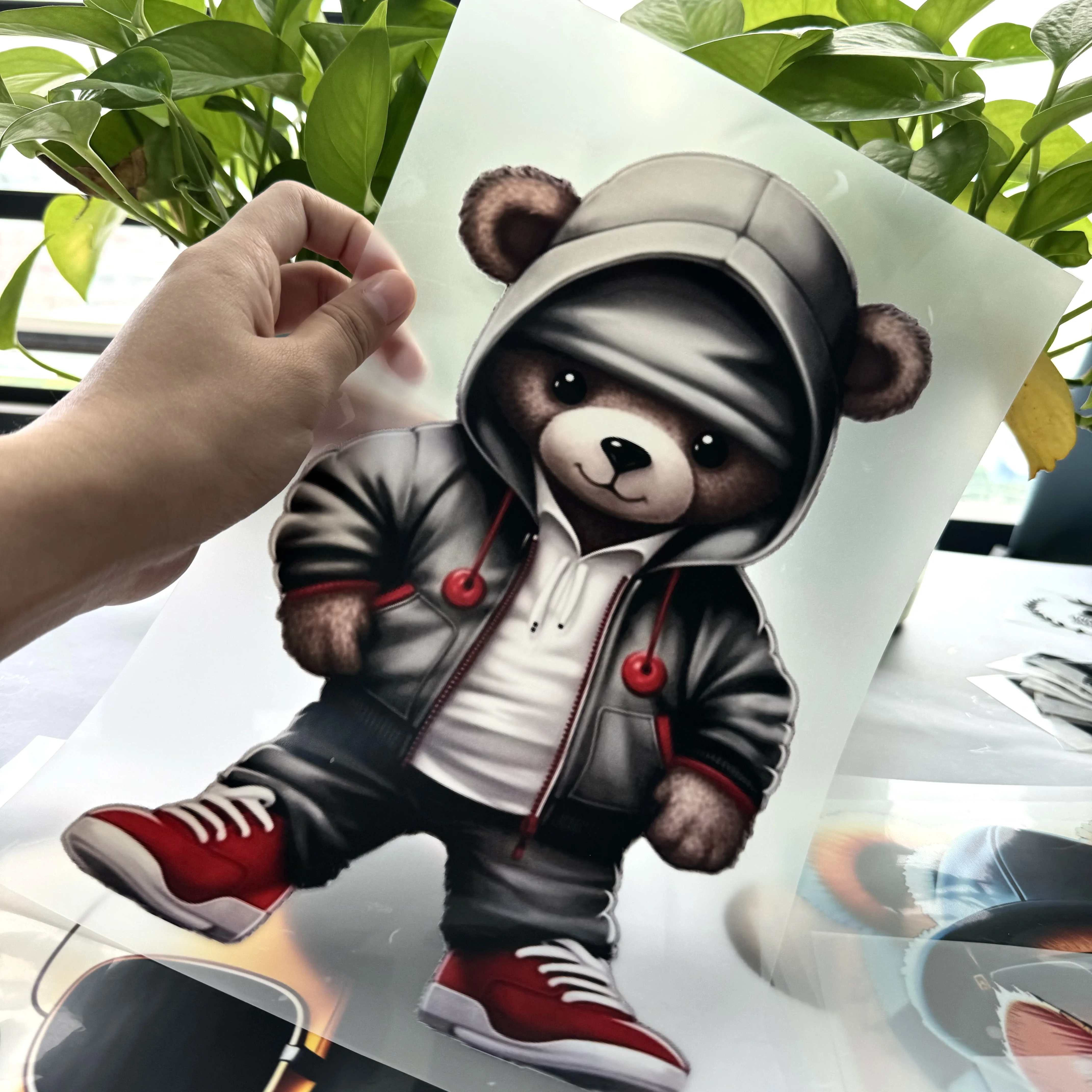 HuaYingXing Wholesale DTF Print Transfer FAll Custom LOGO DTF Transfer Ready to Press Transfer DTF Print Sticker For Clothing