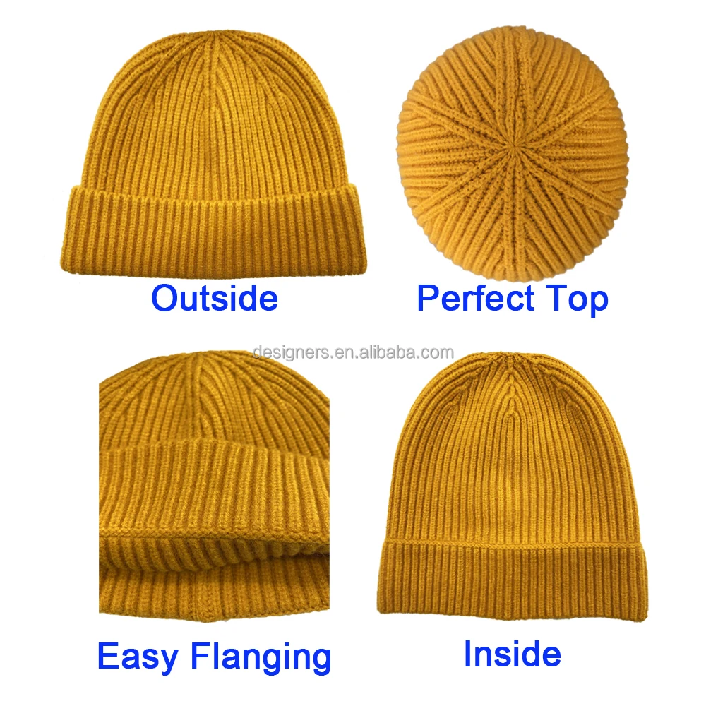 Wholesale Short Knit Watch Cap Cuffed Trawler Hats skull cap Unisex Designer Warm Winter hats Fisherman Beanie for men and women