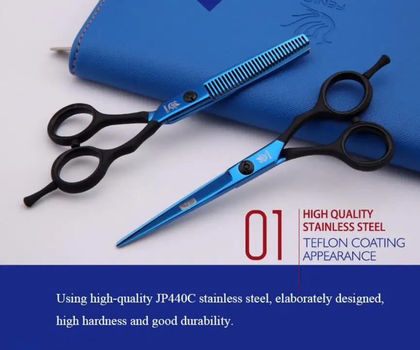 Горячая Распродажа Новый дизайн 9cr стальной парикмахерский профессиональный набор ножниц для стрижки волос филировки