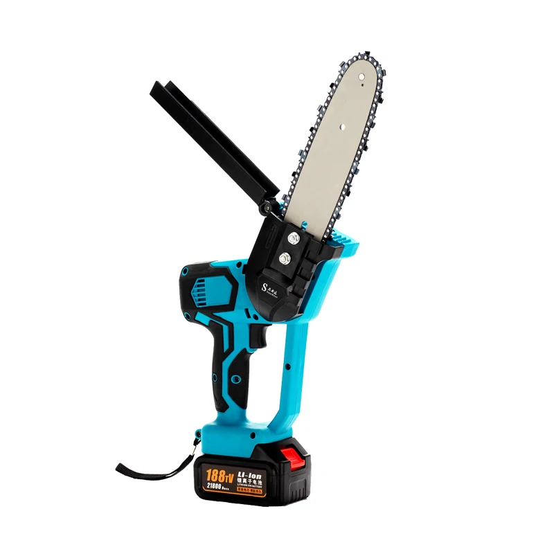 
Best Selling 8-inch Wireless Electric Power tools Chainsaws Mini Househeld Garden tools Portable One-hand Chainsaws 
