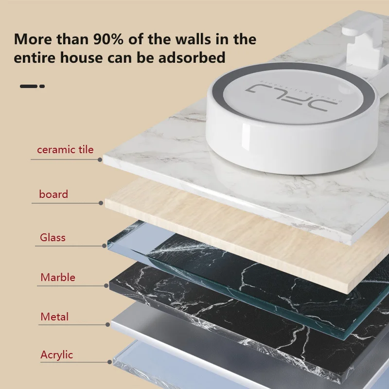 Factory Direct Super Vacuum Suction Wall Hooks Hanger Waterproof & Reusable Heavy Duty Double Hooks for Bathroom Kitchen Towel