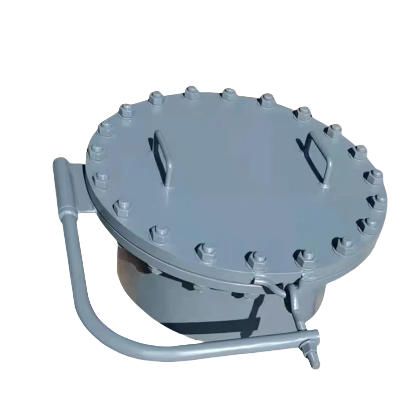 Carbon steel quick opening atmospheric pressure manhole