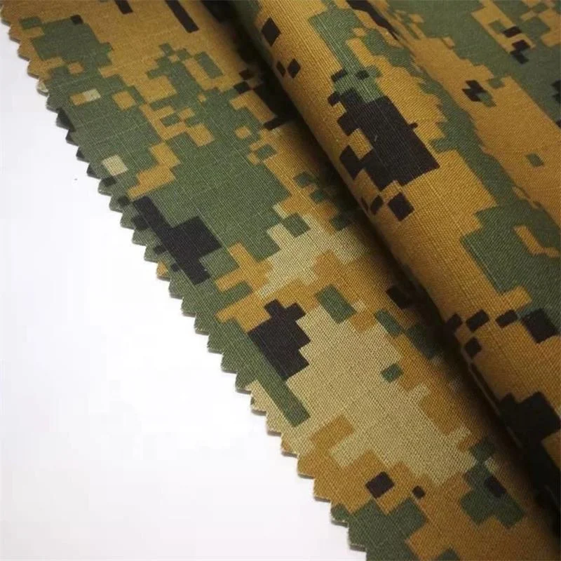 T65/C35 240 г/кв. М полихлопок камуфляжная ткань ripstop для армейской одежды