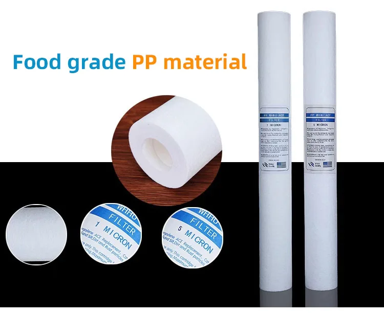 5 micron filter 20 inch sediment melt blown pp filter cartridge for whole house water filter system