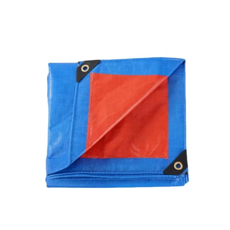MILLION linyi low price importer tarps truckt cover double sun blue orange pe coated tarpaulin 200gsm