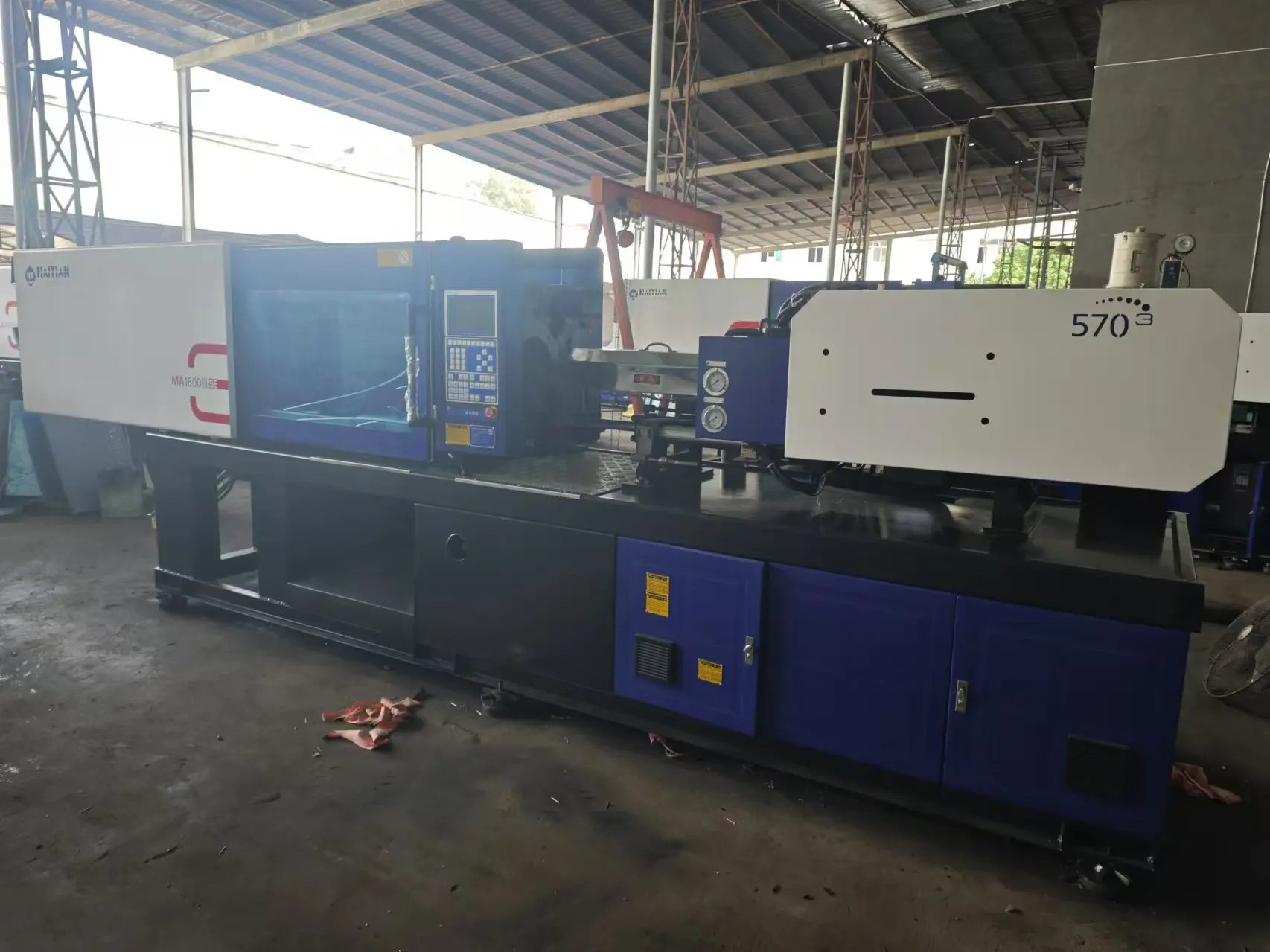 Secondhand Haitian MA3 1600SE servo original injection molding machine 160 tons horizontal plastic molding machine factory price