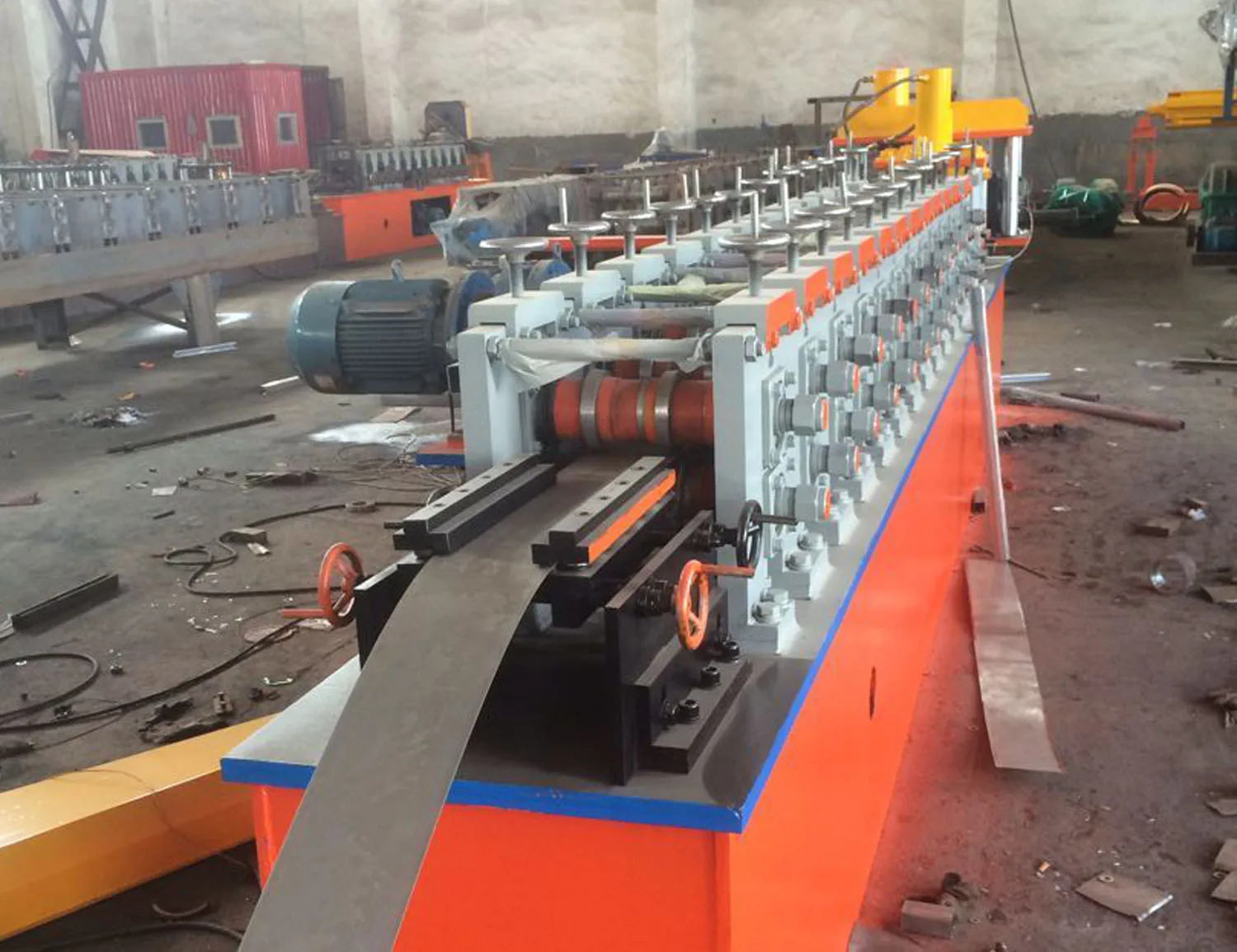 New 2023 Automatic aluminum stainless steel metal electrical perforated Cable tray ladder punching roll forming making machine