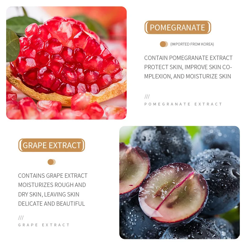 Rice skin care product set, rice puree series six-piece set box