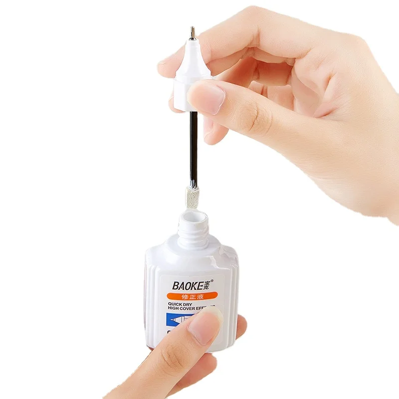 Корректирующие жидкости Eurolucky, 18 мл, выдавливаемая корректирующая жидкость в виде ручки, корректирующая жидкость для прямого расчесывания