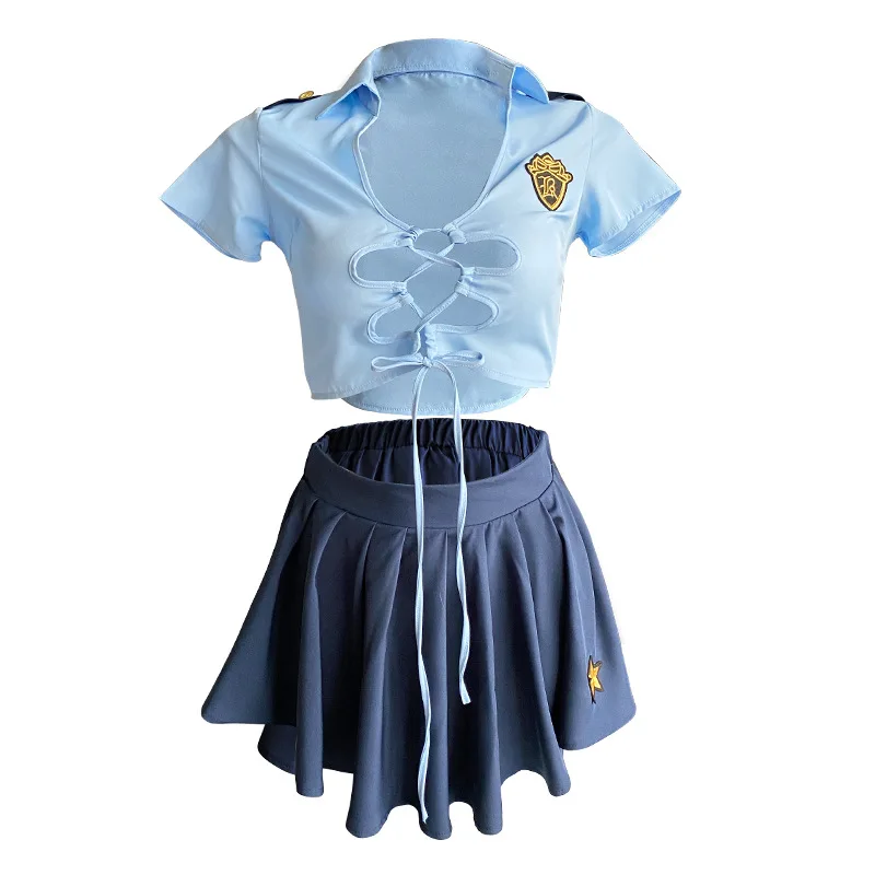 Sexy Instructor Uniform Set Cosplay Police Officer Costume Secretary Exotic Role Play Policewomen Costume Sexy Lingerie