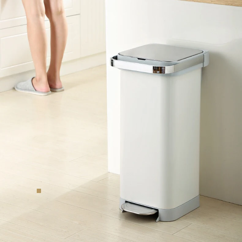 30/40/50L commercial waste bins large metal waste bin waste bin medical luxury trash can