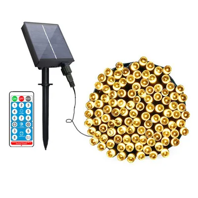 Outdoor Waterproof Solar String Lights Solar Battery For Garden Lighting Christmas Holiday Decoration Fairy 5M 7M 12M 22M 6V