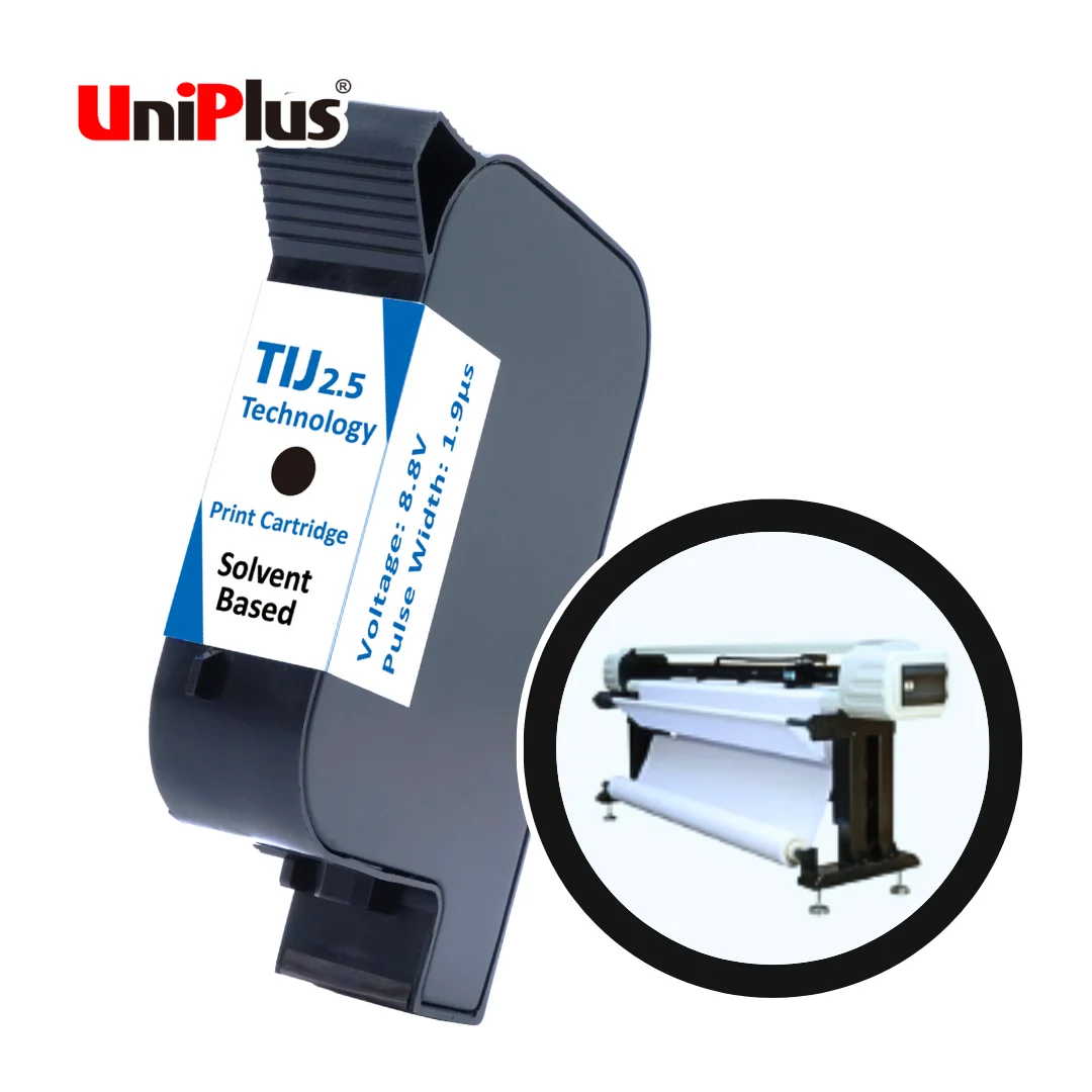 Uniplus Solvent Ciss Cij 2.5 Ink Jet Cartridge For Hp Ink Bulk Ink Delivery System