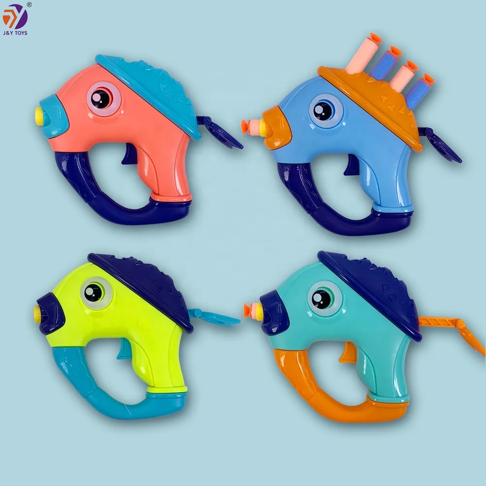 J&Y Latest Soft Bullet Foam Shooting Gun Children Toys Gun Plastic With Soft Bullet