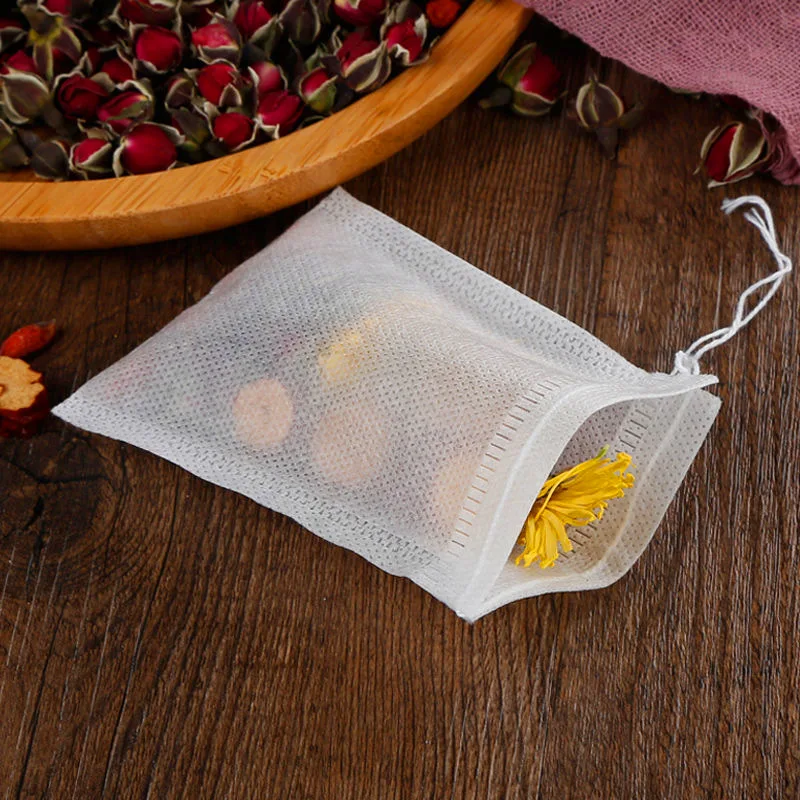 Biodegradable empty packing herbal medicine spice drip coffee disposable infuser tea filter drawstring bags