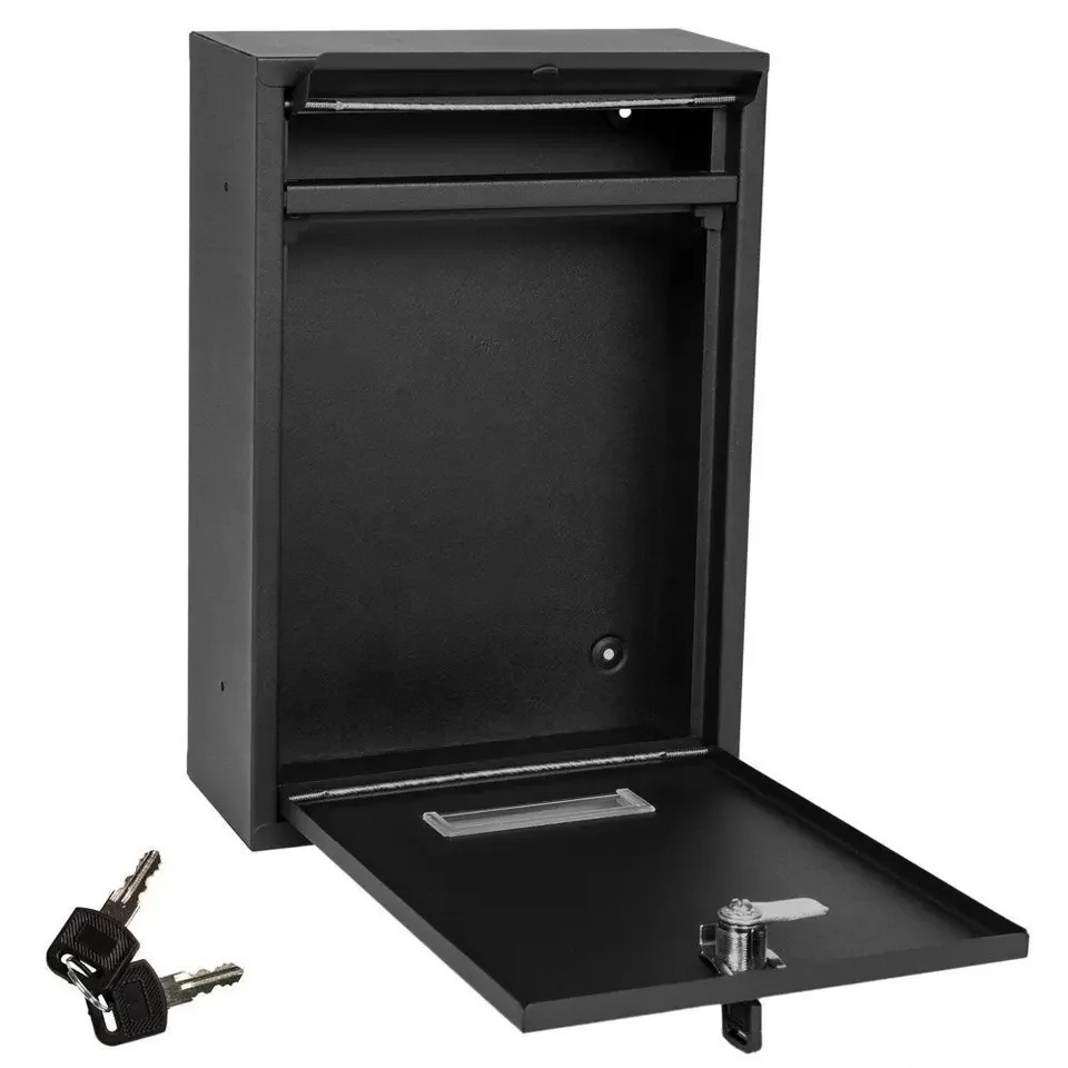 Wholesale Letter Box Outdoor Post Box Wall Mount Mailbox metal European style mailbox