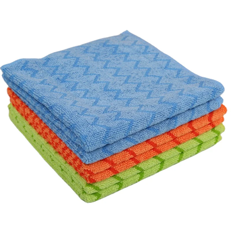 Whole sale High Quality Microfiber Household Kitchen Cleaning Cloth  Cleaning Towel