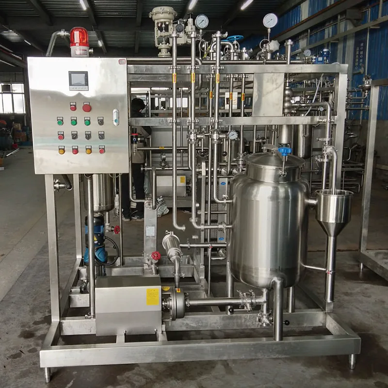 Milk plate pasteurizer