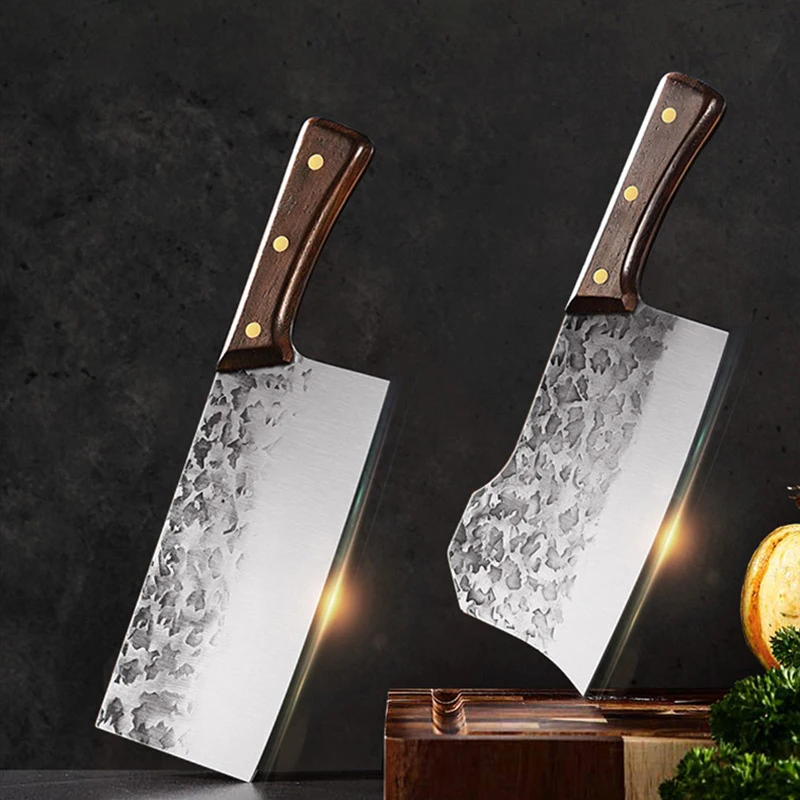 Rosewood Handle 40cr13 kitchen knife damascus steel chef knife blade Japanese damascus knife