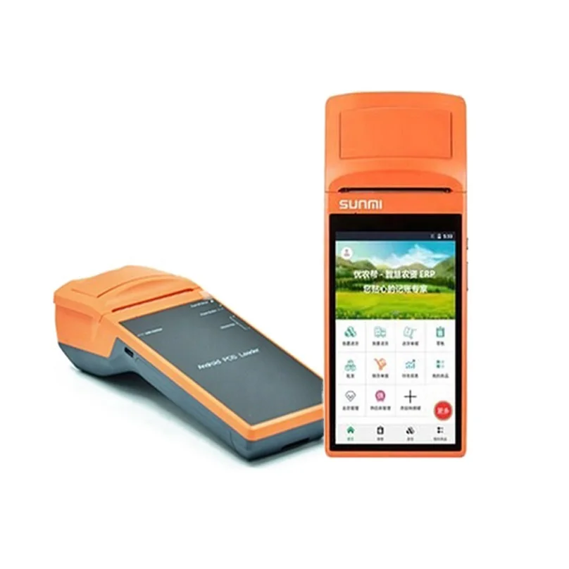 
 Sunmi V1s Мобильный pos с системами android pos и микро сенсорным экраном все в одном кассовый аппарат pos  