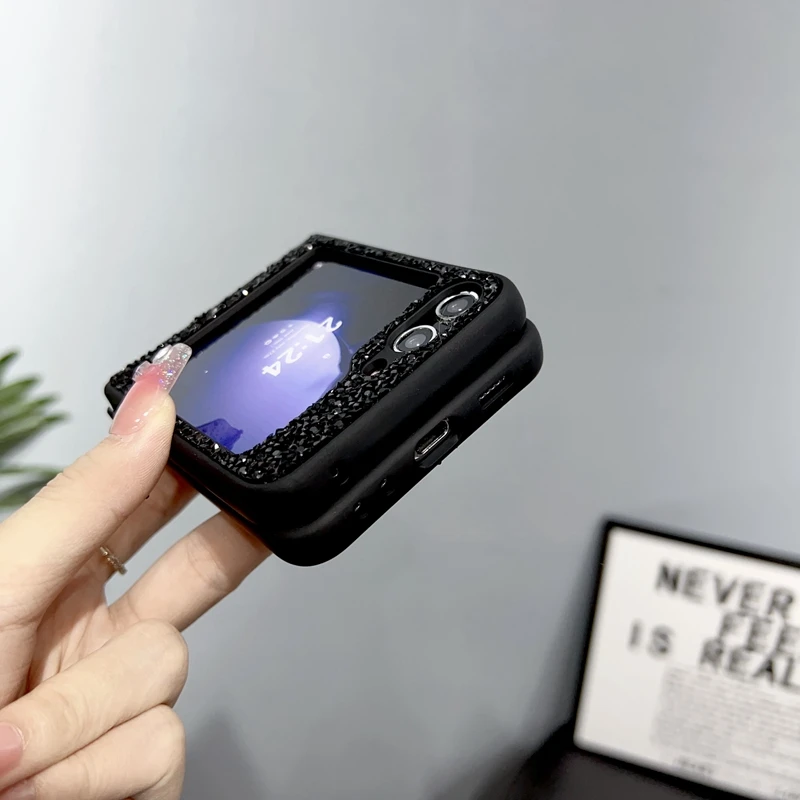 Wholesale Colorful Glitter Bling Soft TPU Protective Cover Folding Phone Case For Samsung Galaxy Z Flip 6 5 4 3