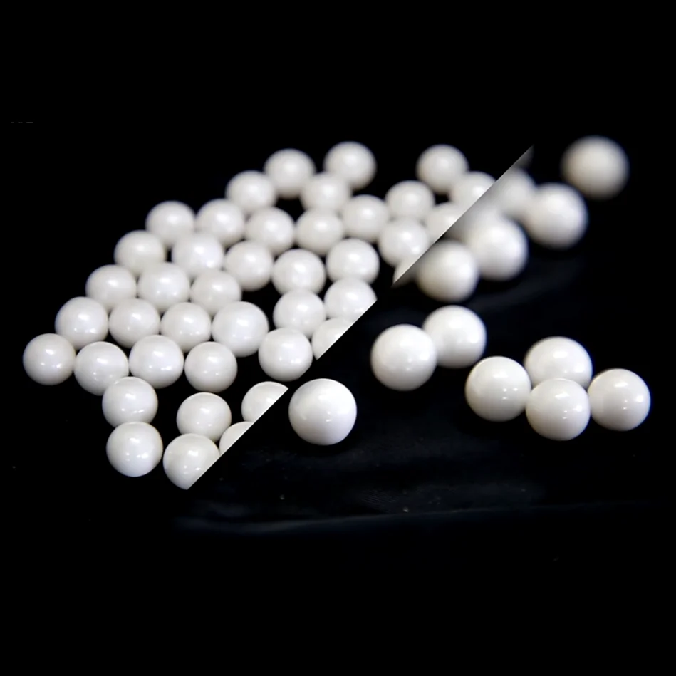 0.1mm~50mm diameter ceramic ZrO2 beads Yttrium Stabilized media from Zirconia Oxide powder