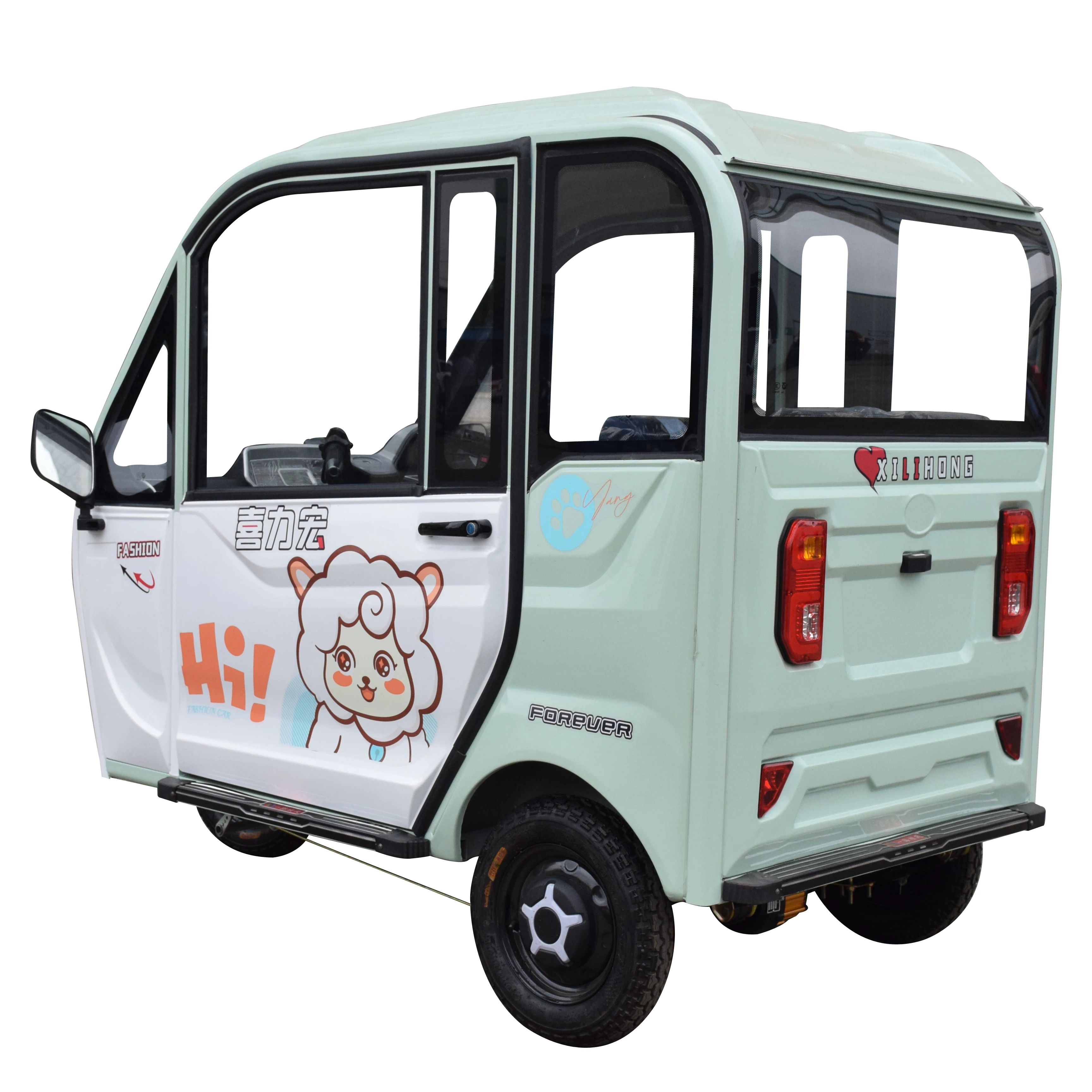 Enclosed passenger electric tricycle 3 wheel electric scooter electric mobility scooter