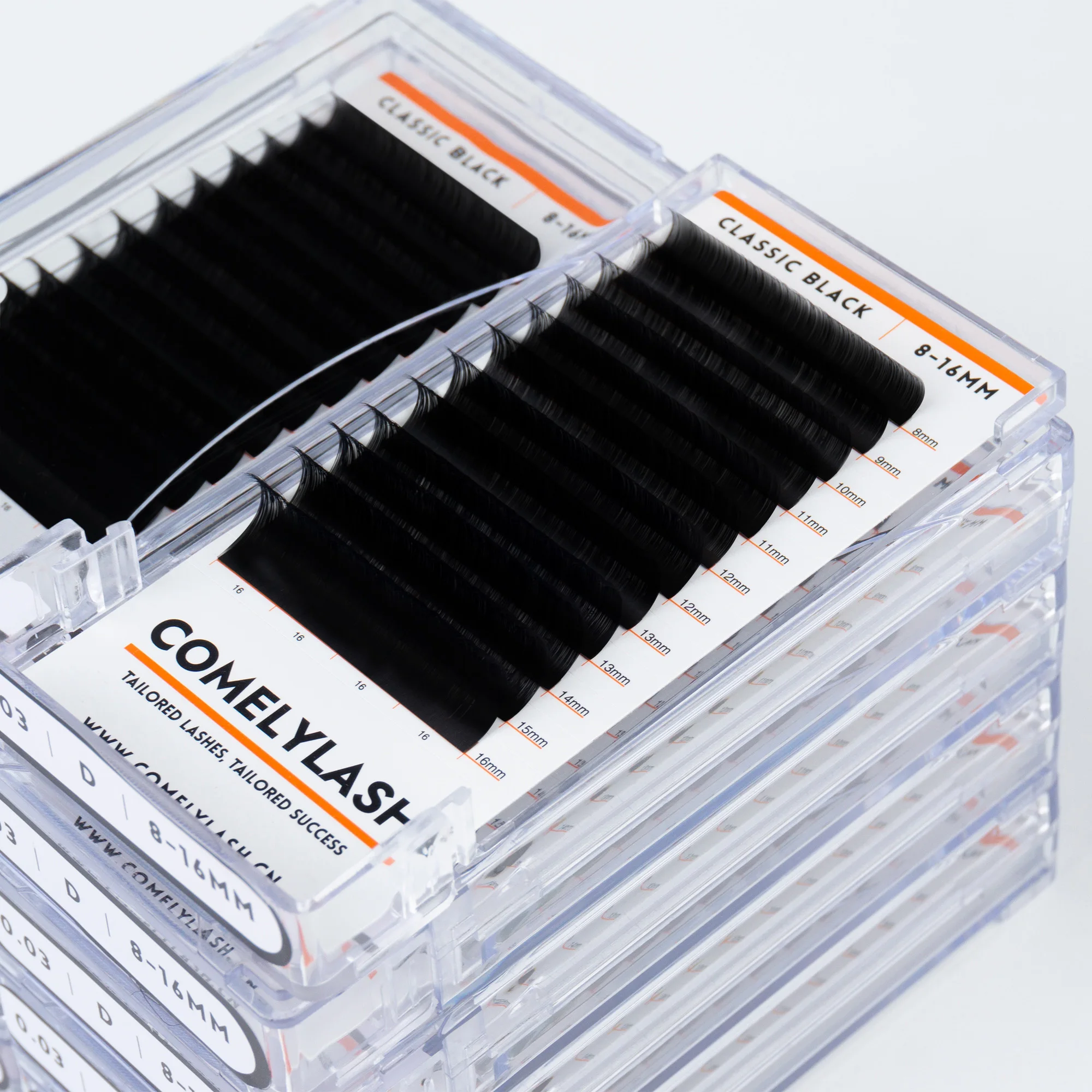 Comelylash Eyelashes Lash Individual Eyelash Extensions Wholesale Private Label Mink Eyelash Extension Supplies Lash Trays