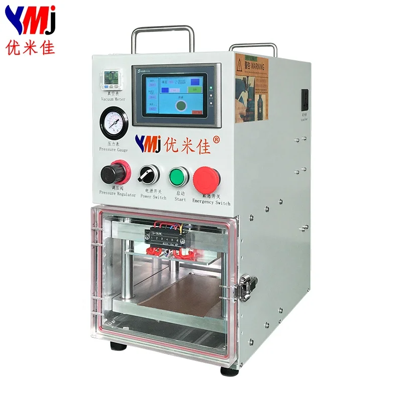 YMJ oca vacuum lcd screen repair lamination machine for cracked cell phone repair equipment machine