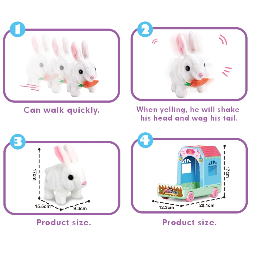 Hot Sale Plush Golden Retriever Toy Interactive Realistic Walking Puppy Electronic Stuffed Animals Pretend Play Toy Set