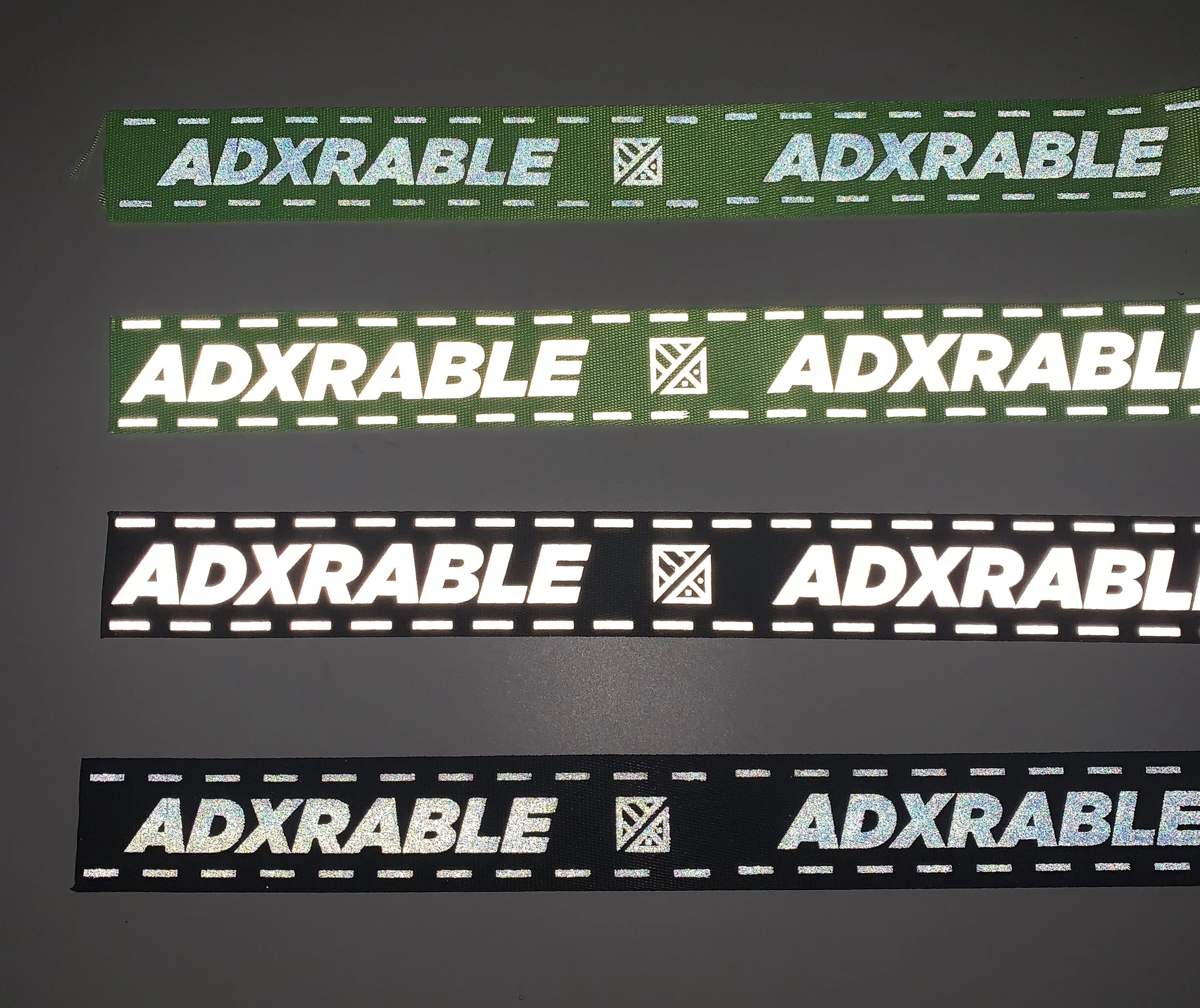 web band Durable 1 inch Reflective nylon Webbing For Bag Strap polyester 25mm webbing