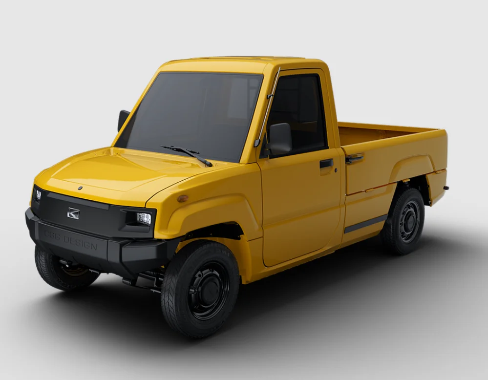  ЕЭС L7e мини электрический транспортный пикап vechicle с 72V 100Ah свинцово-кислотной батареей + 4000W двигатель грузовик