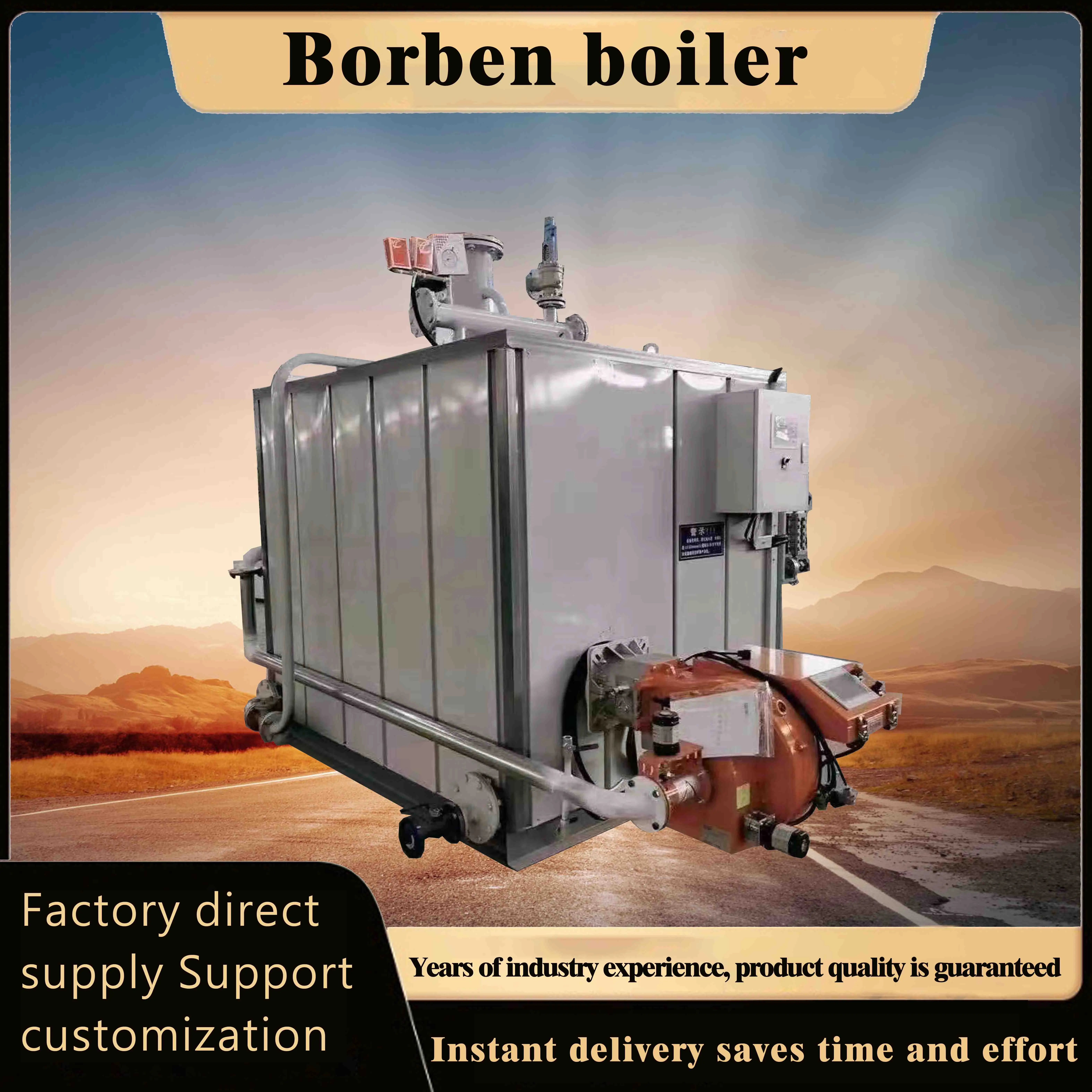 Industrial Diesel Gas Steam Boiler 2000 Kw 10 Tone Horizontal Provided Water Tube HOT Water Steam Boiler Manufacturers Indonesia