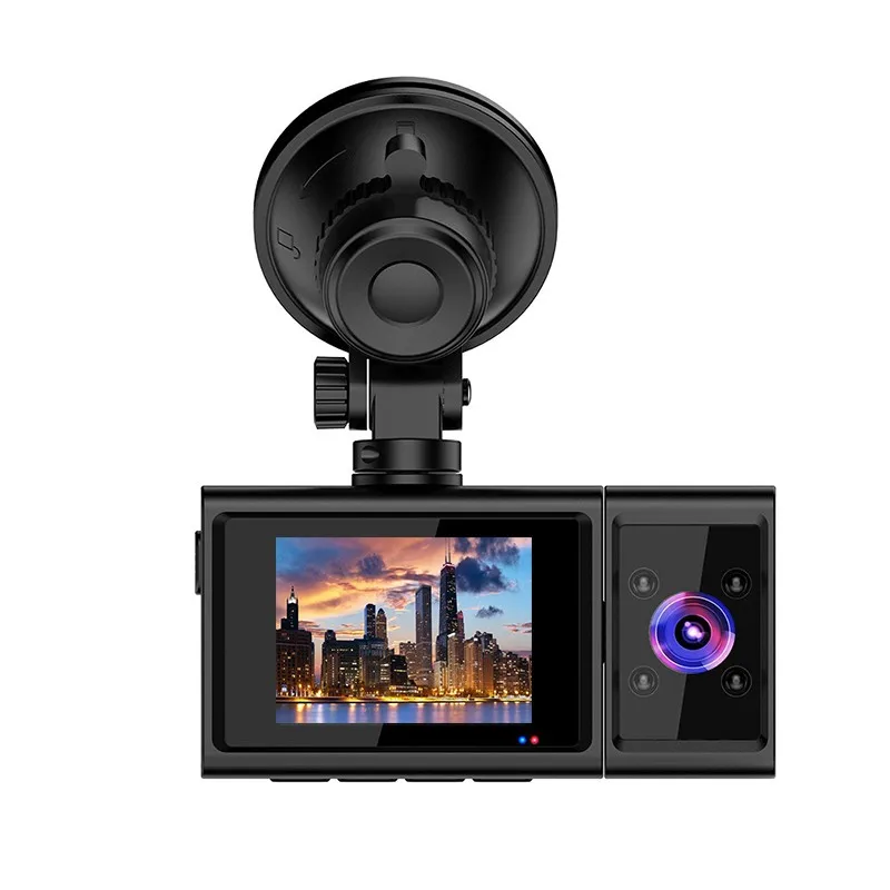 Night Vision 3 Lens Recorder Parking NT96670 Gps Wifi Sony335 Camera Dashcam 4k Car Dash Cam Black IPS Support Wifi APP M600