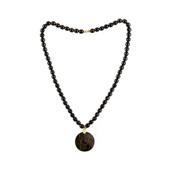 Fanocare far infrared therapy stone bracelet germanium stone tortoise pendant maifan beads tourmaline necklace