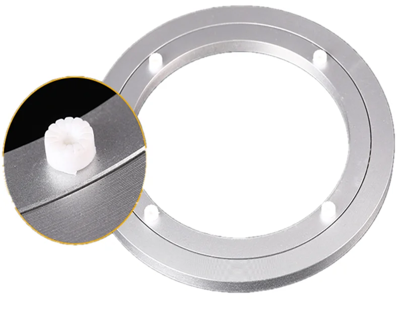 8-24 inches table plate rotate lazy susan swivel bearing aluminum round dining table base turntable bearings