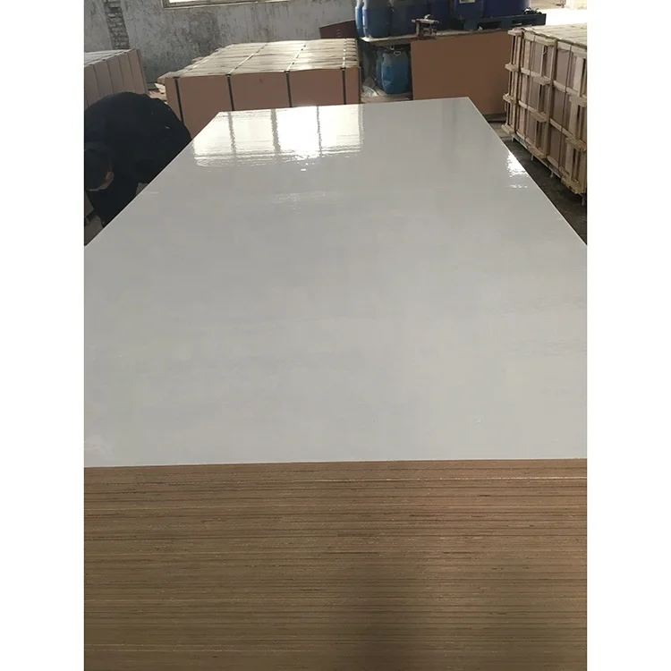 Edlon China cheap 4x8 white wood grain HPL fireproof interior indoor plywood sheets