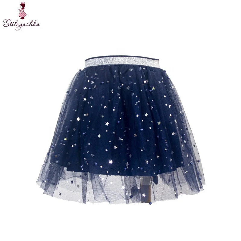 Stilnyashka 14113  Unique Design girls sexy mini skirt Summer Pink kids clothing wholesale Butterfly Print Lace Baby Girl skirts