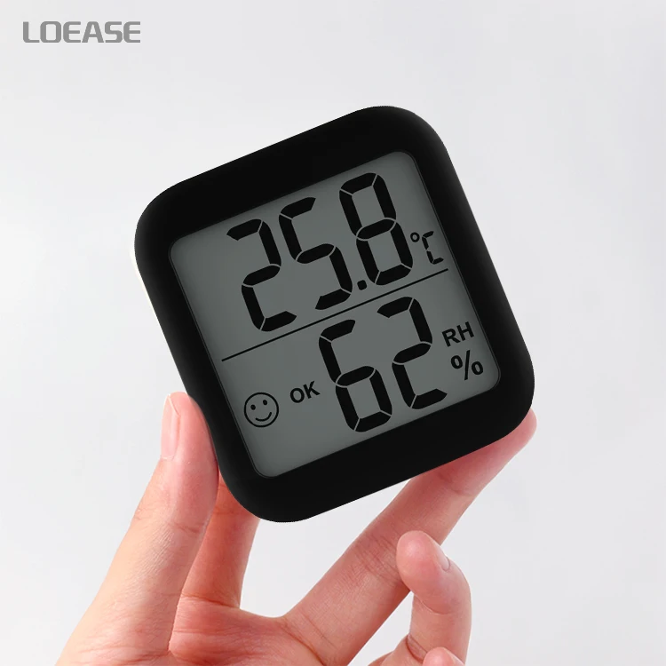 T17 Mini Thermometer Hygrometer Indoor Thermometer Temperature Humidity Monitor Gauge for Home bedroom