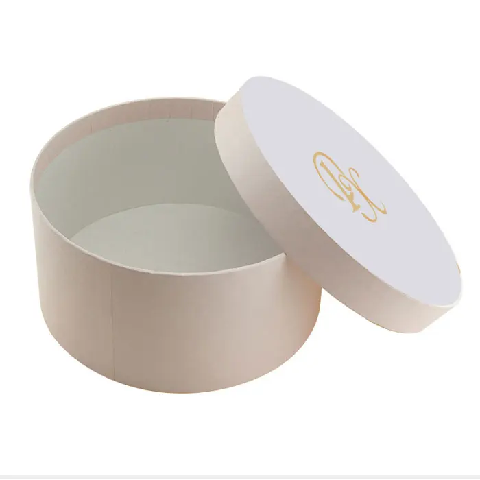 Big Gift Dhp Flower Hat Boxes Luxury Large Cylinder Cardboard Tube Bouquet Box With Thank You Cards Envelopes Round Packaging