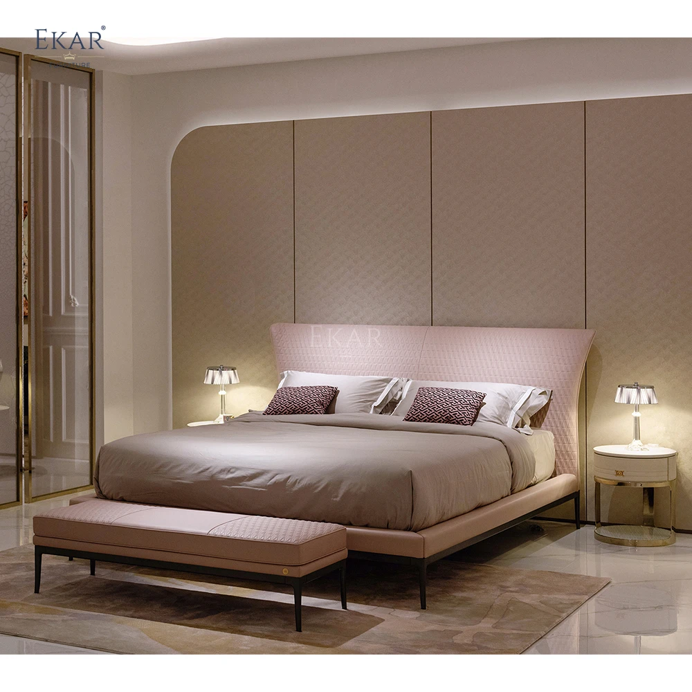 Timeless Luxury Solid Bronze Metal Bed with Midnight Black Base