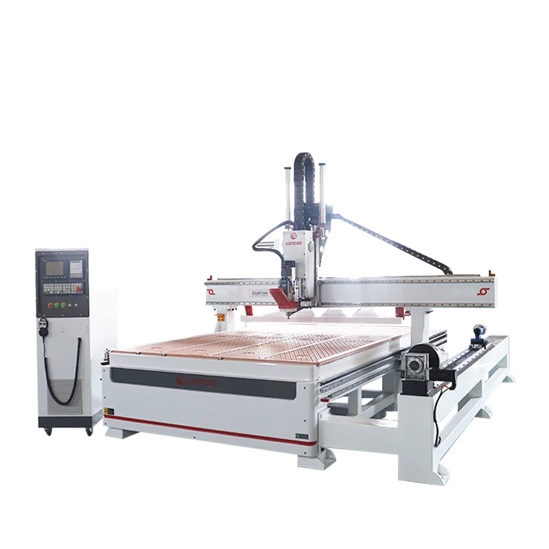 4*10ft Discount 1325 2130 ATC automatic Desktop Wood Cnc Router Milling Machine For Shoes Mold Woodworking Metal Aluminum