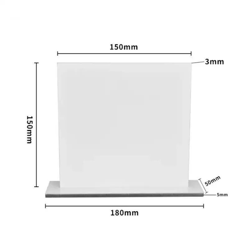 Wholesales Blanks Sublimation MDF Wooden Photo Frame Plate DIY Printed Panel Frame for Photo Display