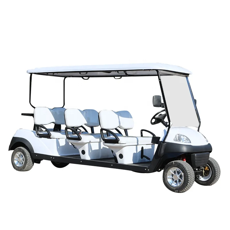 2024 China excellent product smoother driving electric golf cart customize colors golf cart with storage box