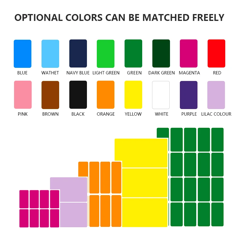 Rectangular 40*19MM Blank Sealing Sticker For Handmade Products DIY Note Gift Self-adhesive Packaging Label