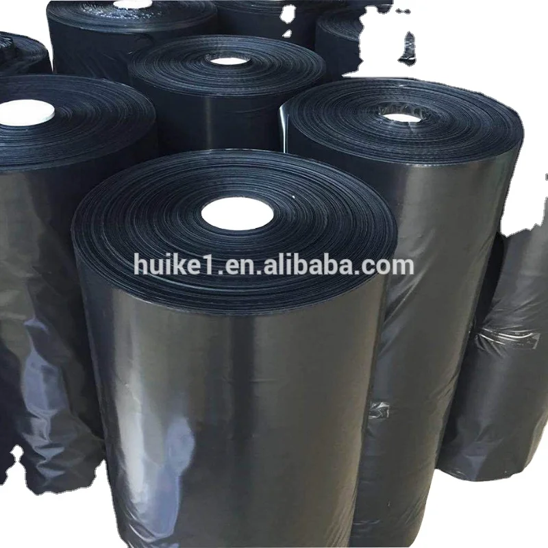 Seeding Nursery Bag Black Flat Without Gusset,Plastic Grow Bag With Breathing Hole