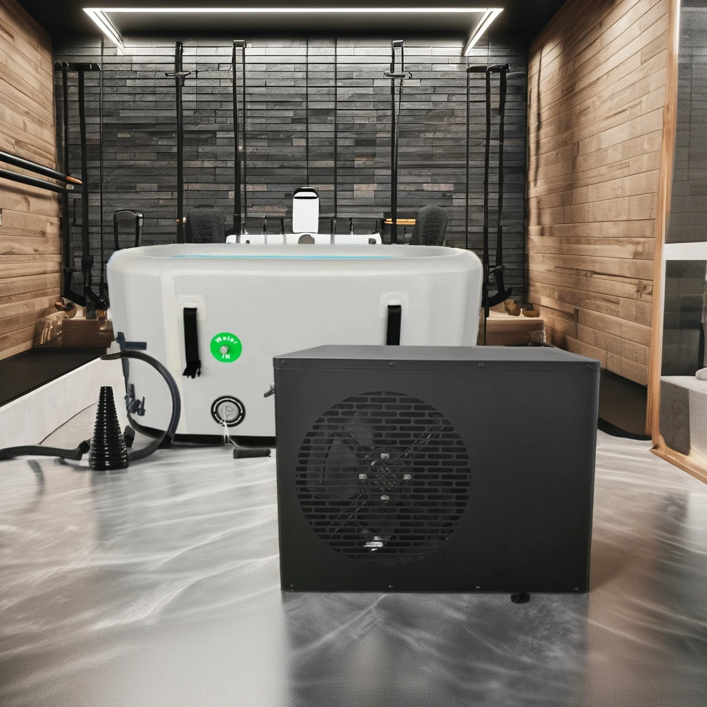 1.5M White Ice Cold Plunge Barrel New Trend Retractable Folding Bathtub Recovery Ice Tubs Water Cool Chiller Ice Bath 2023