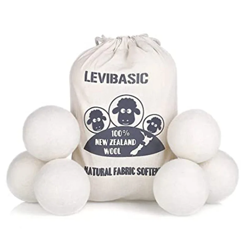 Custom New Zealand Wool Dryer Felt Balls Premium Organic Chemical-Free Reusable Laundry Dryer Discs